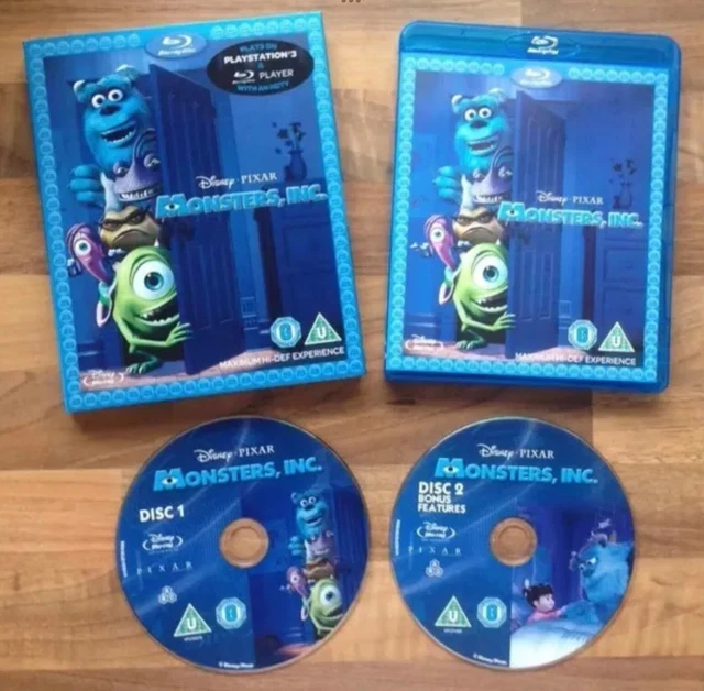 MONSTERS, INC. - Disney / Pixar 2 Disc Blu-Ray Special Edition - Inc ...
