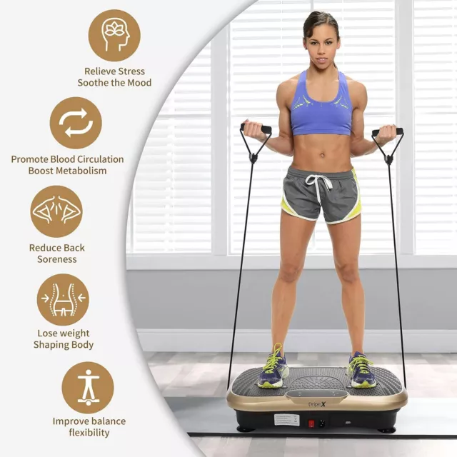 Vibration Plate Exercise Machine Whole Body Workout Fitness Vibration Plate UK