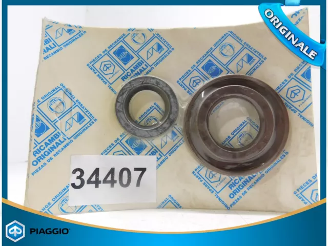 Serie Paraoli Albero Motore Crankshaft Oil Seals Originale Piaggio Ape Mp 501