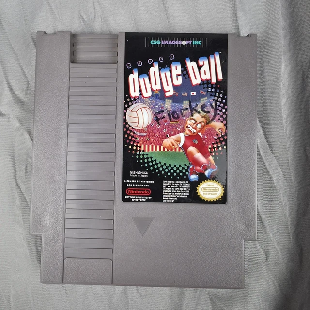 AUTÉNTICO SUPER DODGE Ball (Nintendo Entertainment System NES) EUR