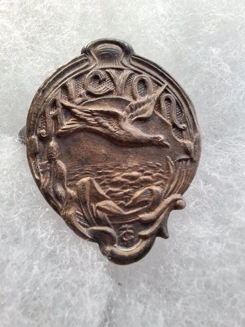 Vintage Cycles ALCYON France Bicycle Head Badge Antique Bike