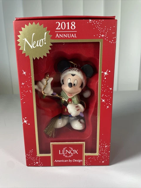 Lenox 2018 Merry and Bright Mickey Disney Showcase Ornament