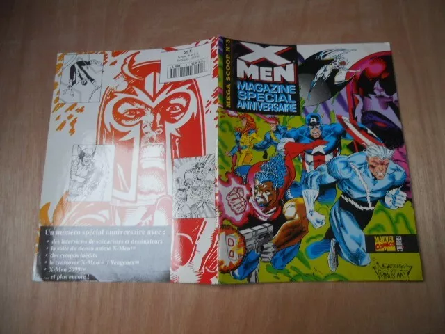 X Men magazine special anniversaire Mega Scoop N° 3 semic C1