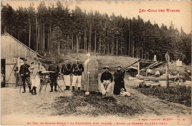 CPA Photo : Groupe De Douaniers, 1915 - Carte Postale Ancienne Guerre 14-18