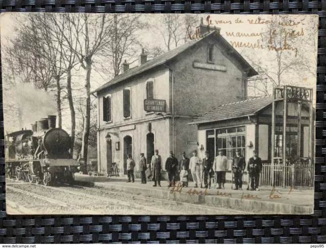 58 Nièvre - Gare de CHANTENAY ST SAINT IMBERT (Lib. Flandin)