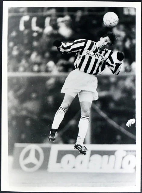 Photo Vintage Dino Zoff Juventus 1989 - Tirage Argentine 24x18 Cm - Farabola