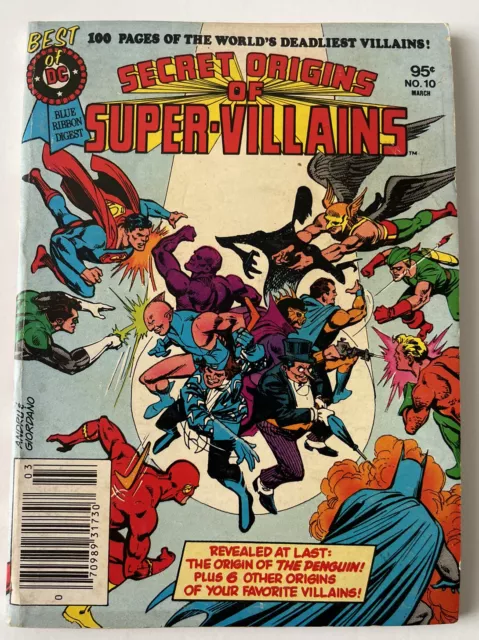 Best of DC Blue Ribbon Digest #10, Secret Origins of Super Villains March 1981