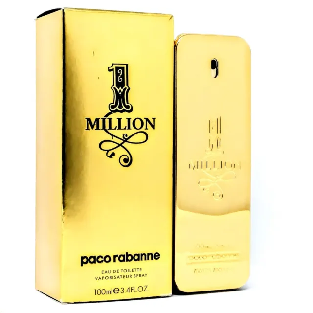 Paco Rabanne 1 Million Men EDT 3.4 oz Luxurious Spicy Blend New Box