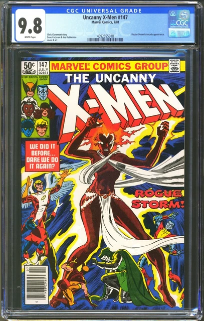 Uncanny X-Men #147 - Cgc 9.8 Wp Nm/Mt - Newsstand -  Dr Doom - Arcade