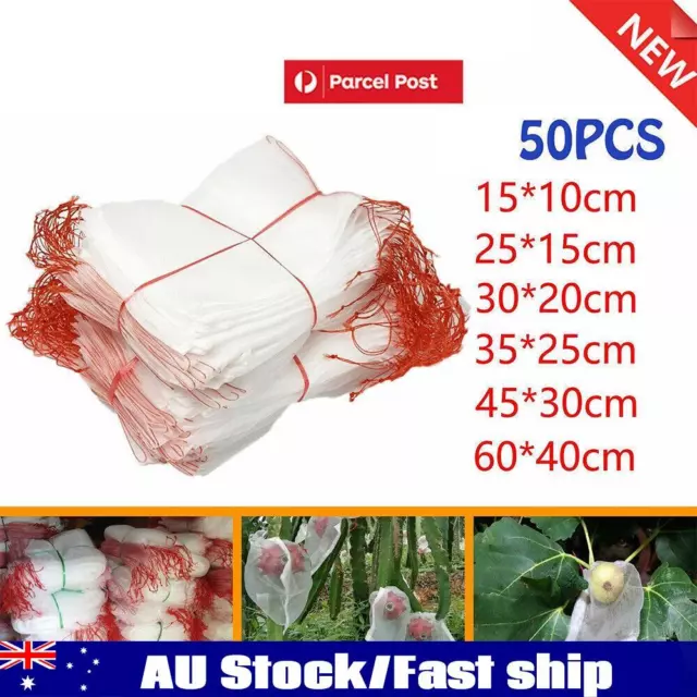 100x/Set Fruit Fly Protection Bags Exclusion Net Storage Mesh Stop Pest Bug Bags