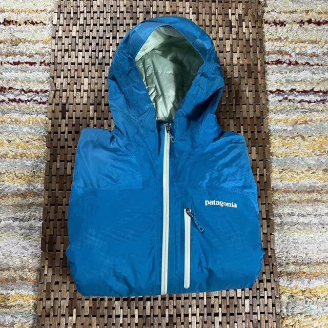 Patagonia Insulated Torrentshell H2No Hoodie Puffer Jacket Blue Women’s Medium