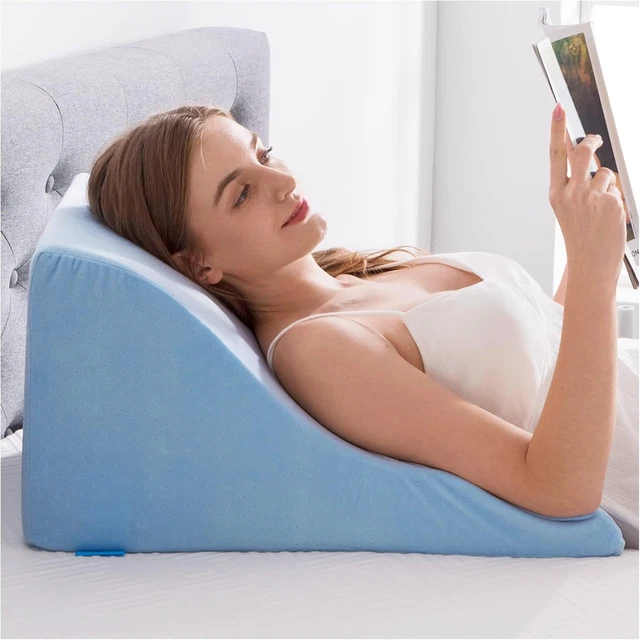Cuscino Da Lettura Ergonomico Con Braccioli E Cuscino Per Il Collo - Supporto Schiena Per Divano, Letto O Sedia - 75x50 Cm, Poliestere