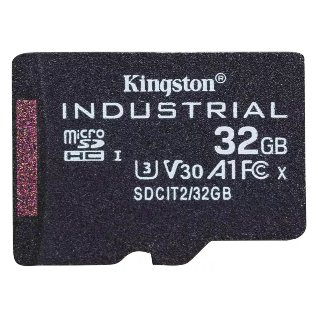 Kingston Industrial 32 GB microSDHC, Speicherkarte schwarz, UHS-I U3, Class 10,