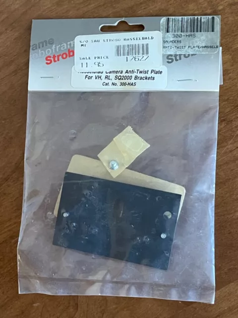 Stroboframe Hasselblad Quick Release to dismount unit from bracket NOS 300-HAS