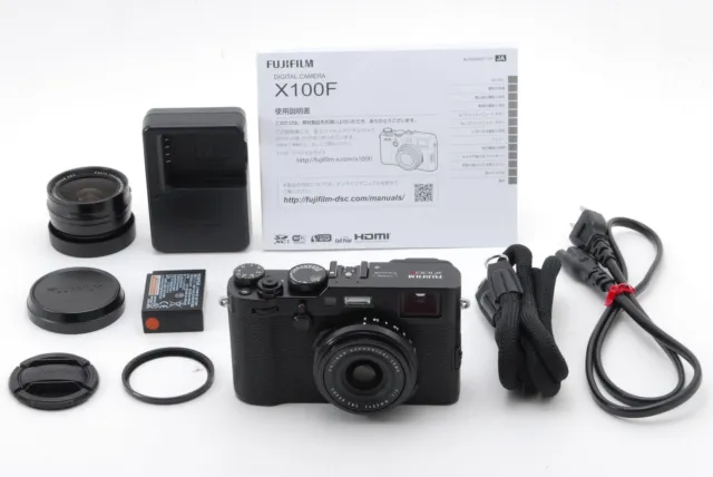 SH:1400[TOP MINT] Fuji Fujifilm X100F Digital Camera 24.3MP Black WCL-X100ⅡJAPAN