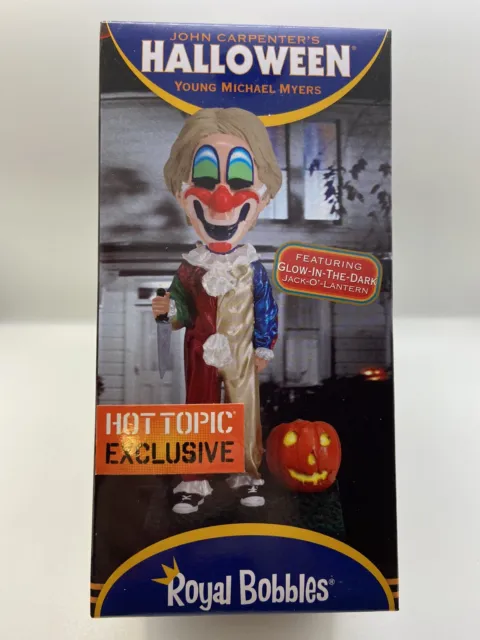 Halloween Young Michael Myers Royal Bobbles 8 Inch Figure with Jack-O'-Lantern