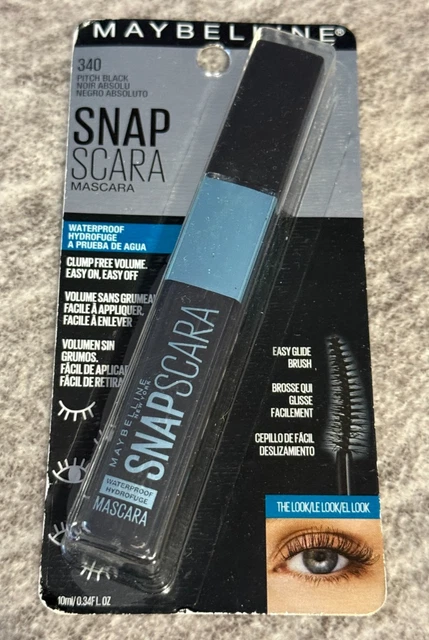 Mascara Maybelline SnapMascara Noir - Neuf (emballage Peut-être Ouvert) - Volume Et Définition Instantanés