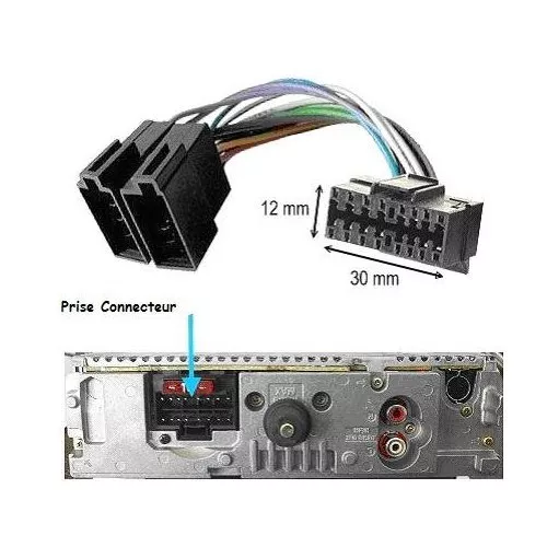 Cavo Iso per Autoradio sony MEX-BT2500 MEX-BT2600 MEX-BT2800 MEX-BT2900