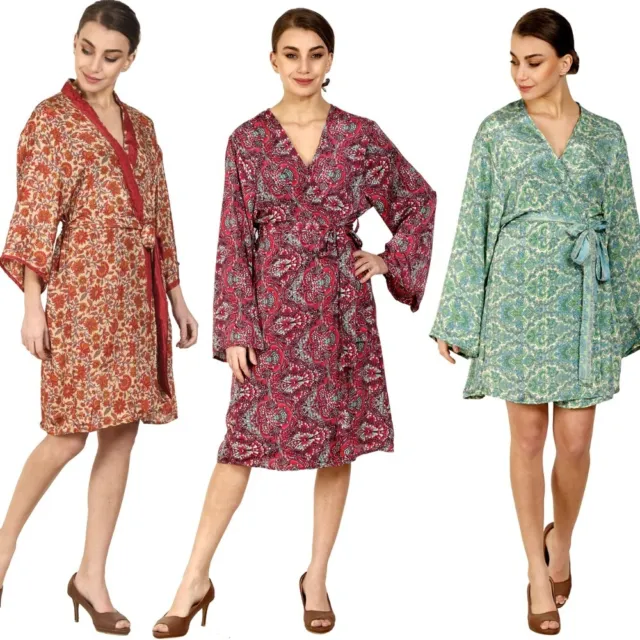 Ladies Casual Short Coverup Robe Dress Kimono for Summer lot of Mix 05 pcs