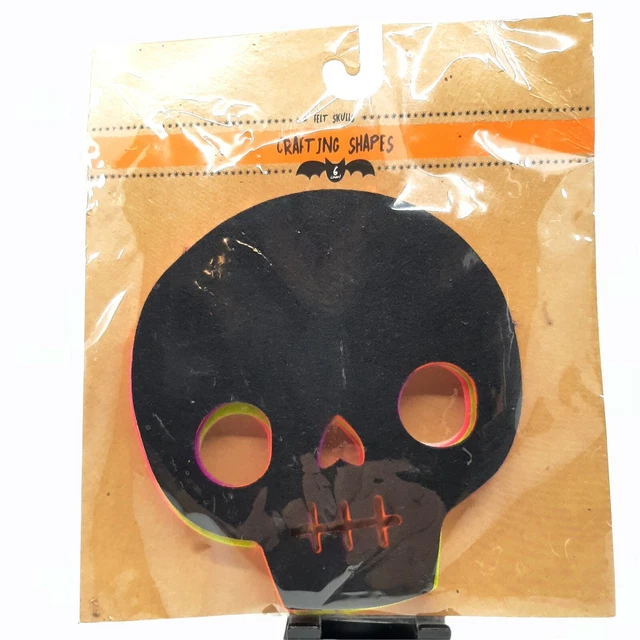 Accesorios fotográficos de fieltro del Día de los Muertos calavera de azúcar decoración del aula