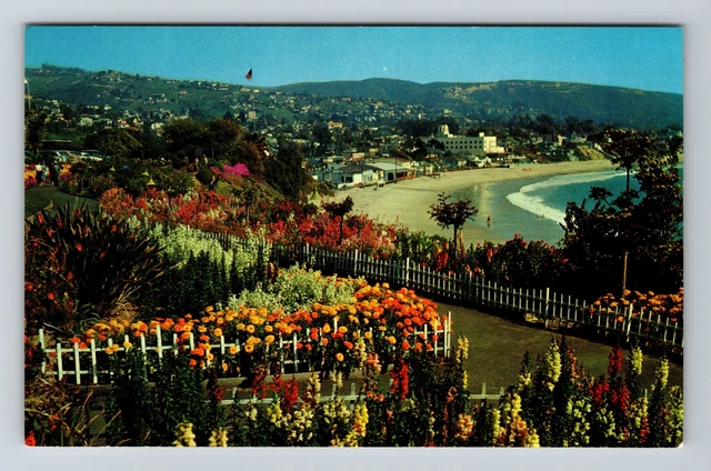 Laguna Beach CA- California, Scenic Aerial View, Vintage Postcard