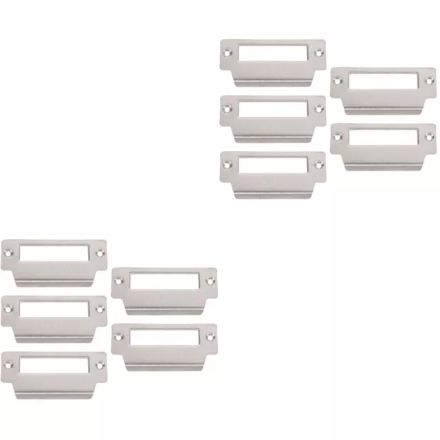 2 Sets Metal Door Security Plate Reinforcement Lock Guide Sheet Stainless Steel