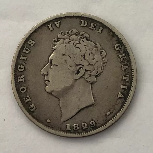 1829 George IV Silver Shilling