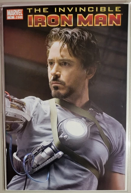 Invincible Iron Man #1 Robert Downey Jr. MCU Movie Photo Variant Marvel 2008 MCU