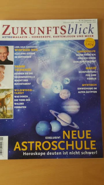 Zukunftsblick 9/2011 Astromagazin Horoskop Astrologie Kartenlegen Esoterik Tarot