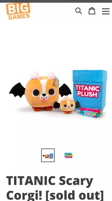 RTC on X: For the titanic plushies of BIG Game's Pet Simulator X, they  cost a WHOPPING $349.99 (USD) 🤑💰💵 The (likely) reason (s) for this? -  very limited quantity - exclusive