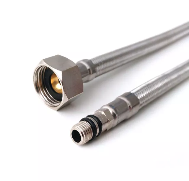 Waschbecken Flexischlauch Wasserhahnrohrspüle Flexibel Monoblock Mischer Stecker Rohrschwänze