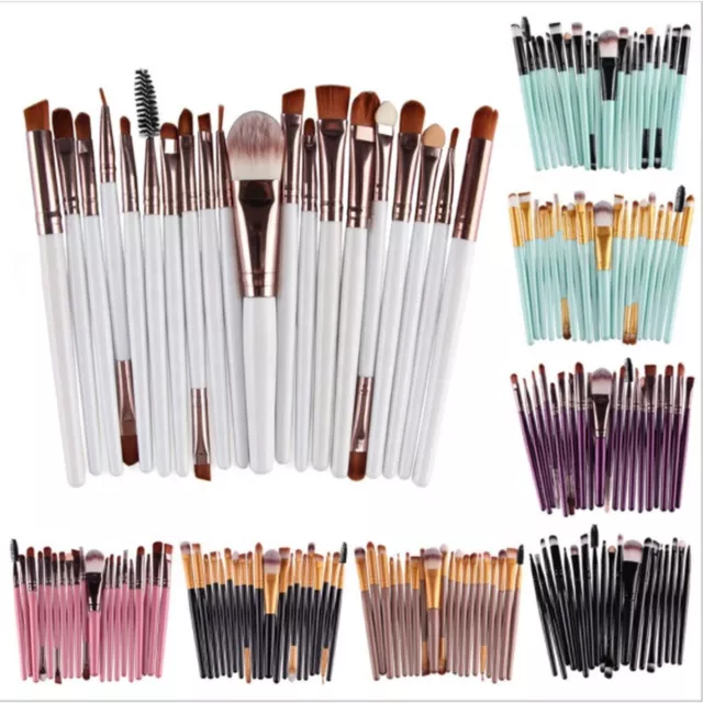 Set de Pinceau Maquillage Professional 20 Pièces Épingle Cosmétiques Neuf