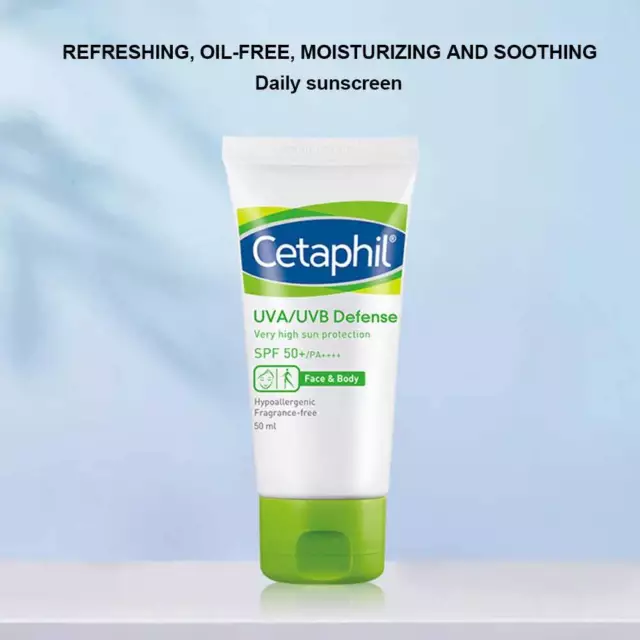 New Cetaphil Daily Defence Moisturiser with SPF 50 Plus, 50 g AU