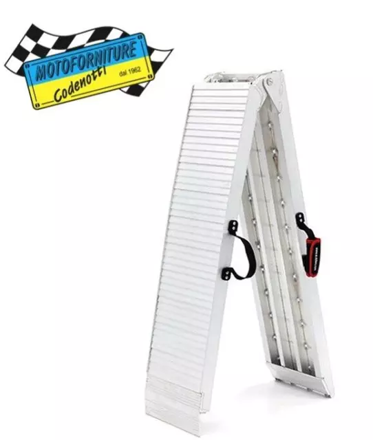 Rampa Pieghevole In Alluminio FOLDABLE RAMP Per Carico Moto Fino a 680 Kg