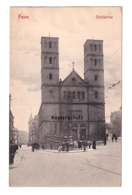 alte Ak 1912 Posen Petrikirche, Poznan