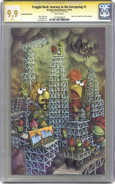 FRAGGLE ROCK JOURNEY to the Everspring 1NYCC CGC 9.9 SS Kate Leth 2014 ...