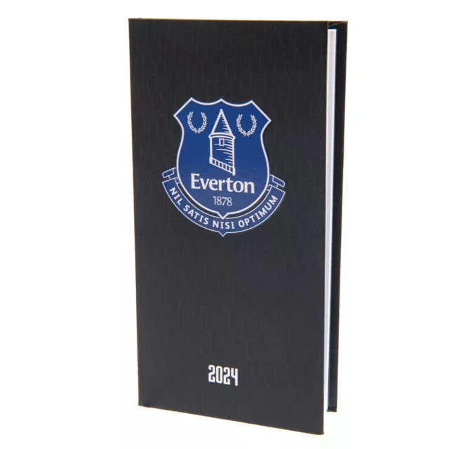 Everton FC Slim Diary 2024 Lightweight Gift Toffees Fans Official Merchandise