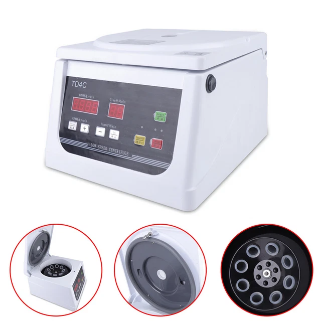 8x15mL Low Speed Electric Centrifuge For Lab Medical Practice PRP Medical Beauty