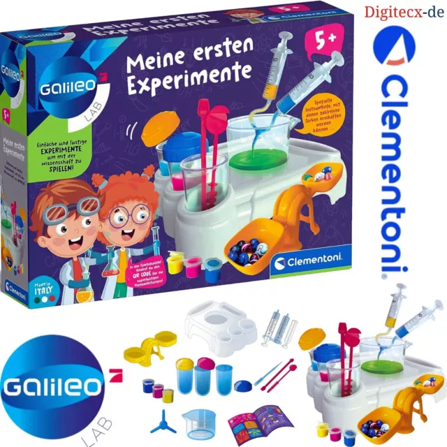 Clementoni Galileo Meine ersten Experimente 59266 Experimentierkasten ab 5 Neu