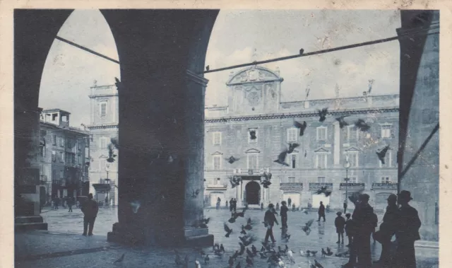 Cartolina +1 Piacenza Piazza Cavalli Palazzo Del Governatore Viaggiata 1929