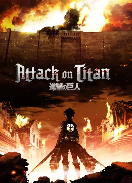 Attack on Titan Season 1 Anime Manga Poster Art Print A3 A4 Shingeki No Kyojin