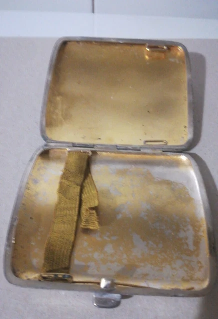 Antico portasigarette in argento anni 30/40