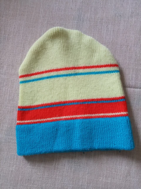 Art Populaire Tissus ancien Bretagne Bonnet de baptême soie