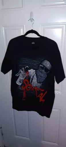 VINTAGE NO FEAR So Cal T Shirt Sz (S) Crew Neck 90's Y2K Double