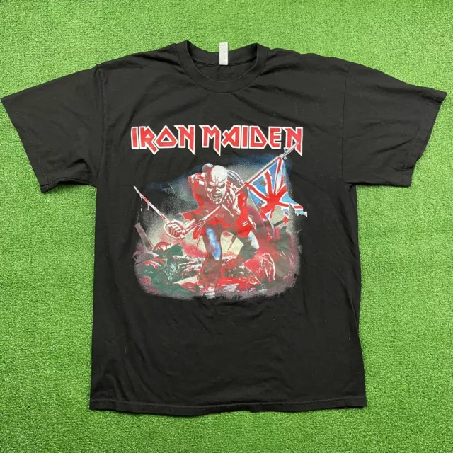 Iron Maiden Music Band Rock Metal Heavy Punk Nirvana Rap Vintage T Shirt 90s 80s