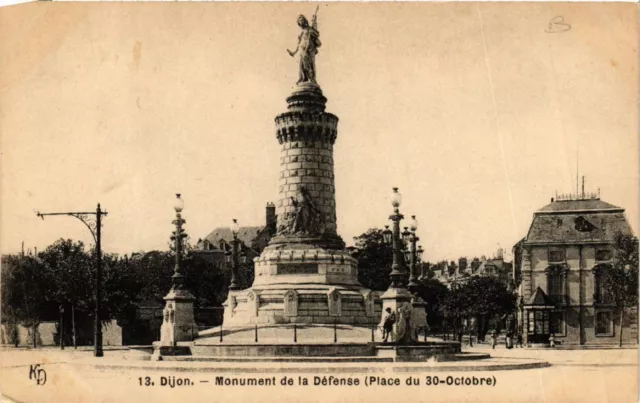 CPA DIJON - Monument de la Défense - Place du 30-Octobre (633465)