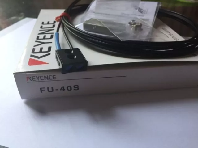 New Keyence FU-40S Fiber Optic Sensor In Box FU40S Expedited Shipping 1PC