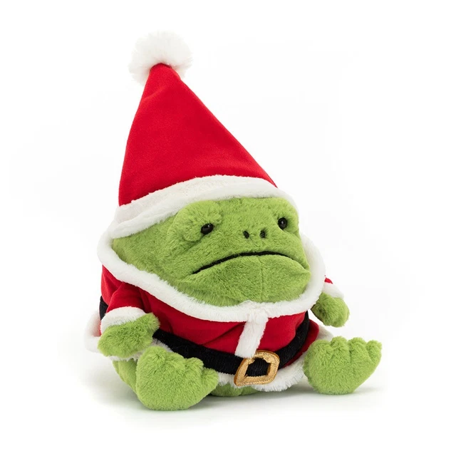 SANTA RICKY RAIN Frog Jellycat Genuine Retired Soft Toy Official Plush ...