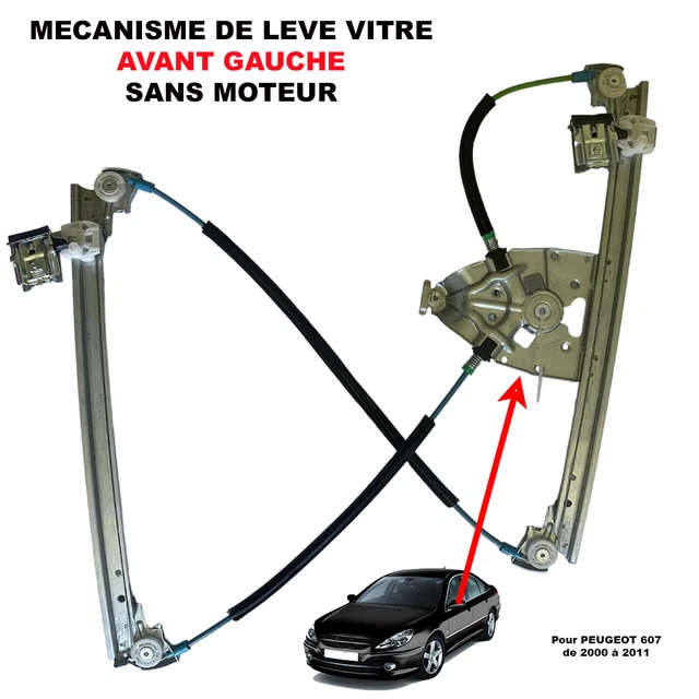 Moteur De Lève-vitre Avant Gauche Pour Peugeot 607 - Électrique - Neuf NTY