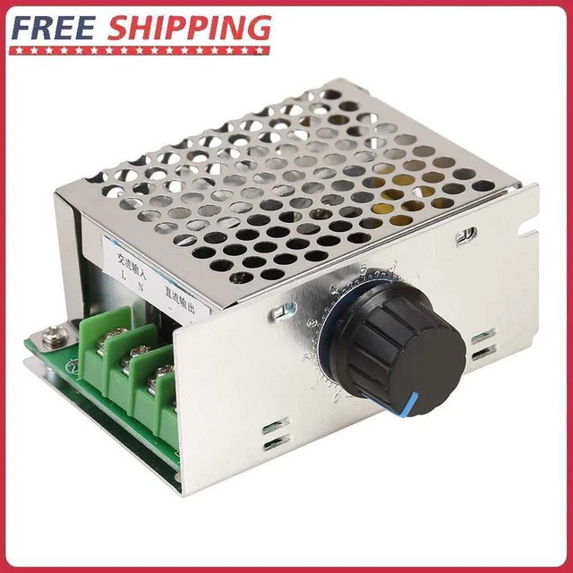 For Electronics 500W AC 220V Motor Speed Controller DC 10-210V Voltage Regulator
